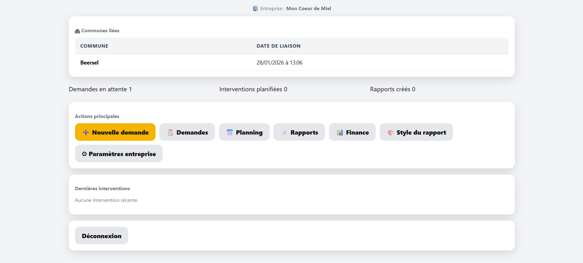 Tableau de bord Vespa Report